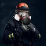 Gas Mask Survival Nuclear and Chemical Full Face Gas Mask with 40mm Activated Carbon Filter and 6001 Filter 6800 Respirator Mask for Gases Vapors Dust Chemicals