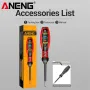 ANENG B18 Voltage Tester Pen Non Contact AC 450V LED Indicator Screwdriver Function Insulated Handle Live Neutral Line Detection