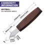 Marking Knife Double Bevel Striking Knife With CR-V Sharp Blade Wooden Handle For Woodworking Carving And Marking