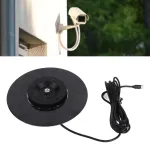 4W Round Monitor Board Solar Panel Charger High Output Voltage & Current with USB DC18V Interfaces Perfect for Security Surveillance Systems