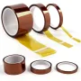 Heat Resistant Polyimide Tape 5/10/20/30/50mm x 33m High Temperature 200°C Electrical Insulation No Residue Adhesive Polyimide Film Tape