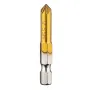 6pcs 6mm-19mm 5 Flute Countersink Drill Bit Set 90° Counter Sink Chamfer Cutter 1/4 Inch Hex Shank