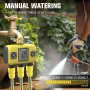 YZD06 Smart Irrigation Controller 3 Programmable Zones Timer Waterproof IP55 Anti-UV Material for Gardens and Nurseries