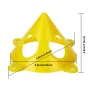 10PCS Portable Woodworking Paint Triangle Stand Wood Support Pyramids Rack Carpenter Lift Pads Feet Tool Accessories Paint Pad