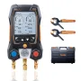 ForTesto 550s Digital Manifold Gauge HVAC Refrigeration Pressure 60 Bar Vacuum 20000 Micrometer Temperature Bluetooth Wireless IP54 Professional Tool