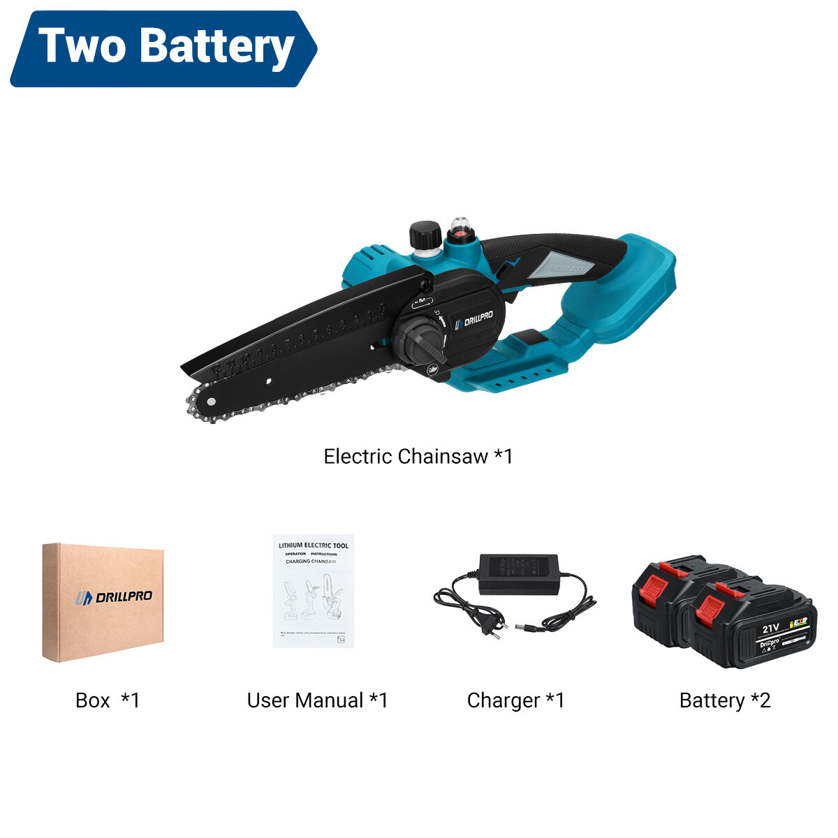 with 2 Batteries