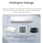 TH05 Mini Smart Bluetooth Temperature Humidity Sensor Smart Home Detector with Long-Range Connectivity and Real-Time Monitoring Ideal for Home Automation