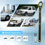 Jack Ratchet Wrench Dual Interface Design High Strength Steel Anti Rust Portable Labor Saving Tool