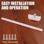 2PCS Table Saw Crosscut Sled Miter Bars with Pre-drilled Holes 3/4\ x 3/8\ x 17\ Precise Woodworking Cuts Easy Installation