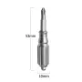 Titanium Alloy Screwdriver S2 Steel Bit High Hardness Non-Slip Tungsten Head Window Breaker Versatile EDC Tool