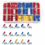 280Pcs Spade Terminals Insulated Cable Connector Electrical Wire Crimp Butt Ring Fork Set Lugs Rolled Kit
