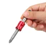 42PCS Screwdriver Bit Set 25mm Length Wide Range of Flat Head Pozidriv Bits High Quality Versatile for Woodworking and Repairs Organized Storage Box