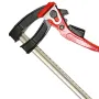 Quick Ratchet Parallel F Clamp Bar Clamp for Woodworking DIY Carpentry Hand Tool Gluing or Fixing Workpieces