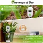 Soil Moisture Meter Wifi Smart Monitor Moisture Level Alert Notification Garden Care Planting Humidity Meter