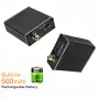 9037BAT-LNA RF Amplifier High Linear Low Noise Block Amplifier for Radio Signal Boost Frequency Range 100K-6GHz High Gain Powered by Large Capacity 600mAH Battery Ideal for Superior Radio Communication