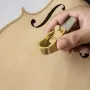 Woodworking Brass Violin Plane Convex Flat Bottom High Speed Steel Blades Four Sizes Precision Tool Musical Instrument Crafting