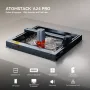 [USA Direct] Refurbished ATOMSTACK A24 Pro Laser Engraver 24W Laser Output Power Laser Engraving Machine with Installation Free / App Control / 455nm Blue Laser for Wood / Metal / Acrylic / Leather
