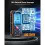 جهاز قياس المسافة بالليزر ثنائي الاتجاه CIGMAN CD-60R، 393 قدمًا/120 مترًا، شاشة ملونة بإضاءة خلفية، قابلة لإعادة الشحن من النوع C، مقاوم للماء IP54