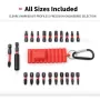 22Pcs Magnetic Driver Bits Set High Torque Reliable Lightweight Drill Tool Kit for DIY and Professional Use Torx Hex Phillips Flathead Screws