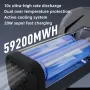 MINI X64 Turbo Fan 650W Motor 1.4kg Thrust 240km/h Wind Speed Carbon Fiber Composite 59200mWh Battery Active Cooling