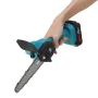 Doersupp 6 Inch 88VF Cordless Electric Chain Saw Wood Mini Cutter One-Hand Saws Woodworking Tool W/ None/1/2 Battery for Makita