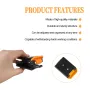 Tool Belt Clip Fits for TOU-CT Models ClipTech Pouches Strong Plastic Material Quick Release Design Wall Mountable