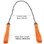 11-Teeth Outdoor Portable Hand Zipper Saw 65cm Wire Survival Tool High Strength Ferromanganese Sharp Blade Camping Hiking Multi Functional Cutting