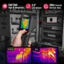KAIWEETS KTI-200 Thermal Camera 240x240 IR Resolution 25Hz Refresh Laser Targeting 50° FOV 15 Color Palettes USB-C Massive 30K Image Storage Auto Tracking