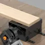 Angle Grinder Planer Attachment Woodworking Tool Precision Depth Control Smooth Surface Preparation Universal Compatibility Stainless Steel Construction Wood Planing Accessory