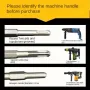 1pc SDS Plus Round Shank Electric Hammer Drill Bit Slot Flat Chisel Masonry For Light Concrete Impact Drill Widening Drill Bit