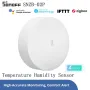 Sonoff SNZB-02P Zigbee 3.0 温度湿度センサー 高精度スイスセンサー カスタムアラート 履歴分析 多用途取り付け Alexa対応