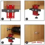 Cabinet Door Mounting Jig Aluminum Alloy Installation Positioner Cabinet Hardware Jig For Framed Frameless Cabinets 10-60mm Thickness