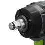 Drillpro Brushless Electric Wrench 1000N.m High Speed 5000RPM Impact 3+1 Reverse Stop Gear Positions Secure 1/2\ Chuck Size Available with 15000mAh Battery