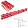 800mm Aluminum Alloy T-Track Table Saw Router Table Telescoping Fence Woodworking T-Slot Miter Track Fence