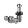 1/5/10 pezzi di perno di trazione CAT40 per macchine CNC con filettatura imperiale e angolo di 45 gradi. Design efficace del foro passante per l'erogazione del refrigerante.