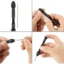 11 st precisionsstiftsskruvstäd mikro mini handspiralborr set för metall trä smycken delikat gör-det-själv