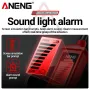 ANENG GN803 Combustible Gas Leak Detector High Sensitivity 300-10000PPM Alcohol Ethanol Detection Adjustable Sensitivity All-Metal Bendable Hose Safe and Accurate Home Safety Equipment
