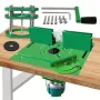 Freesliftset van aluminiumlegering Freestafelinzetplaat 240x200mm Handmatig heffen voor 65mm-motoren Houtbewerkingsgereedschap Hoge hefbeweging CNC-proces