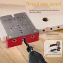 35mm Hinge Jig Door Cabinets Concealed Hinge Hole Template Jig Aluminium Alloy Drill Guide Locator Tools