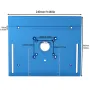 Router Table Insert Plate Router Lift 240x200x5mm for 65mm Diameter CNC Woodworking Universal Trimmer Table Bench
