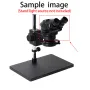Trinocular Head 3.5X-100X Simul Focal Continuous Zoom Stereo Microscope WF10X/22mm Eyepiece For Phone PCB CPU Soldering Repair