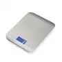 5kg Portable Kitchen Scale Coffee Scale Electronic Stainless Steel Surface LCD Backlit Food Weighing Tool for Precise Measurement 1g