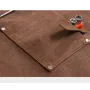 Multi-Pocket Design Canvas Apron for Hairstylists Bakers Coffee Shops Gardeners Woodworkers Restaurant Enduring