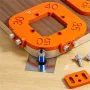 Woodworking Router Corner Templates Jig Set R10-R50 Premium 8mm Insulated Material Laser-Cut Precision Fixing Holes and Screws
