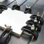 6 ADET CNC Ark Pres Plaka Kelepçeleri Gravür Makinesi T Ray Tutma Kelepçeleri Fikstür Sabitleme Plakası Freze Makinesi için Ağaç İşleme Aksesuarları
