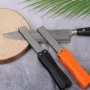 DMD Portable Double Side Grindstone Professional Kitchen Sharpener for Pocket Folding Knife Sharpening Stone Sharpener Diamond