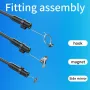 Endoscope Camera For iPhone APPLE 8MM Cars Endoscopic Hard Line IP68 Waterproof 8 LEDs Borescope Inspection For iPhone For iOS