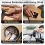 7pcs Sanding Block Kit EVA Foam Wet Dry Sandpaper for Woodworking Automotive Car Bodywork