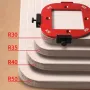 Aluminum Corner Template Set for Router Table Arc Cutting R10-R15-R20-R25 R30-R35-R40-R50 Woodworking Tools High Precise