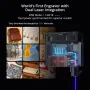 [EU/US Direct]ATOMSTACK Kraft 20W Dual Laser Engraving Machine with 1.2W IR 1064 Laser 600mm/s Engraving Speed Laser Engraver for Wood, Metal and Acrylic